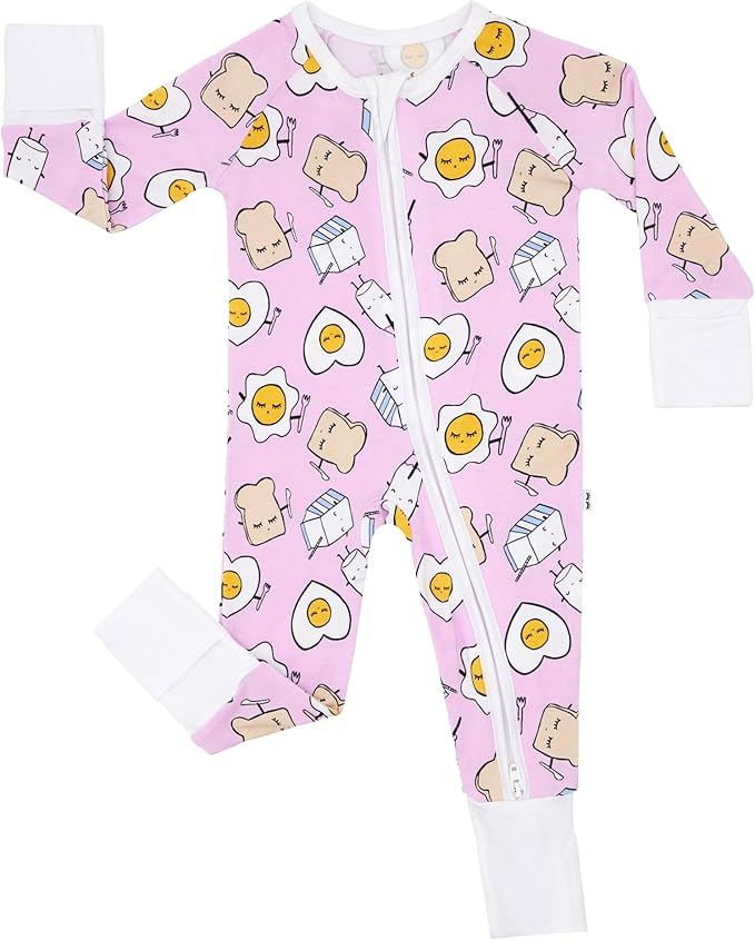 Little Sleepies Pajamas for Baby Boys & Girls, Viscose from Bamboo Baby Pajamas, Preemie & Newborn Sleepers, 2-Way Zipper PJs