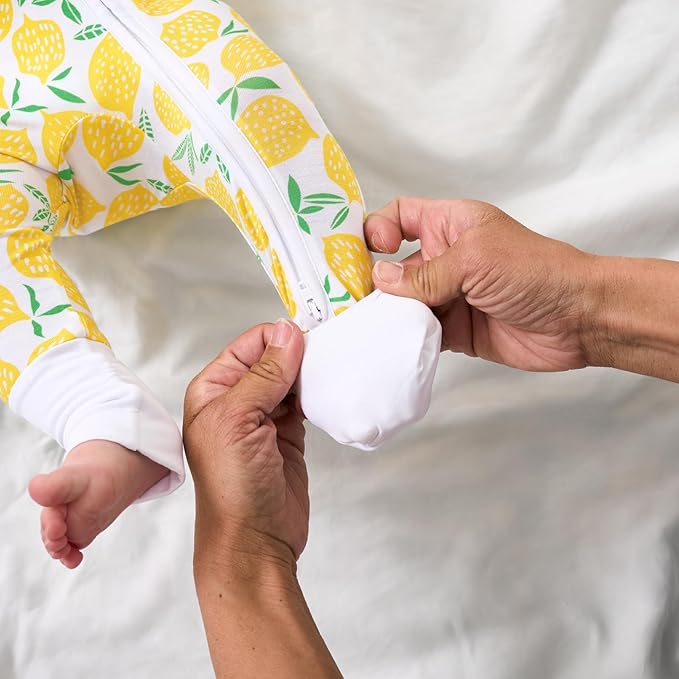 Little Sleepies Pajamas for Baby Boys & Girls, Viscose from Bamboo Baby Pajamas, Preemie & Newborn Sleepers, 2-Way Zipper PJs