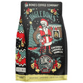Bones Coffee Company Jingle Bones, Caramel Vanilla Coconut Flavored Coffee, Medium Roast Low Acid Arabica Beans Compatible with Auto drip and French Press Coffee Maker, 12 Oz Whole Bean