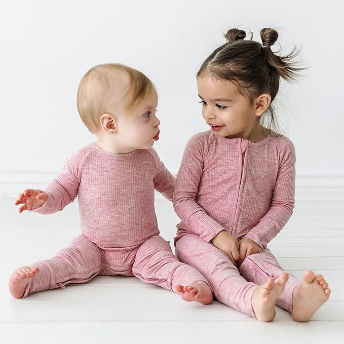 Little Sleepies Pajamas for Baby Boys & Girls, Viscose from Bamboo Baby Pajamas, Preemie & Newborn Sleepers, 2-Way Zipper PJs