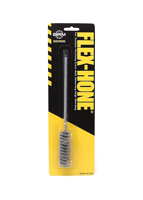 Brush Research BC14M800 FLEX-HONE®, 0.551" (14mm) Diameter, 800 Grit, Silicon Carbide, for Mild Steel, Stainless Steel, Cast Iron and Softer Ferrous Materials
