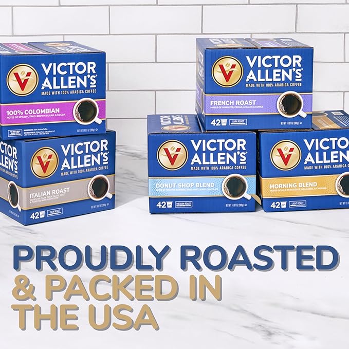 Victor Allen's Coffee 100% Colombian, Medium Roast, 120 Count, Single Serve Coffee Pods for Keurig K-Cup Brewers