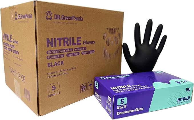 Nitrile Food Safe Disposable Medical Gloves Latex Free Powder Free for Food Prep Cooking Cleaning Exam 3mil