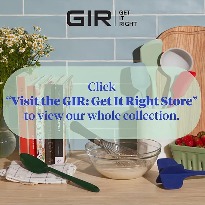 GIR: Get It Right 3-Piece Ultimate Silicone Kitchen Utensils Set - Spatula, Flip & Spoonula - Non-Toxic Cooking Utensils for Nonstick Cookware, Cooking and Baking - Slate