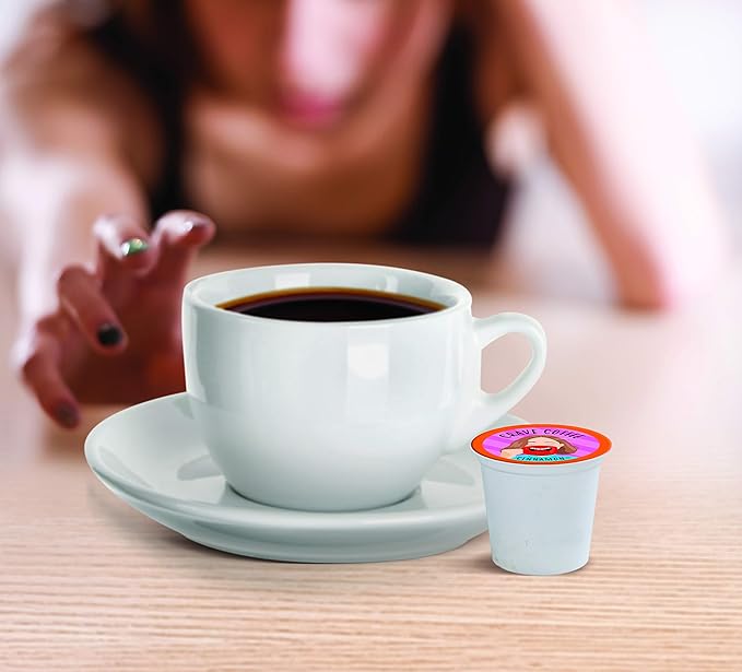 Crave Beverages Flavored Pods Compatible with 2 K-Cup Brewers, Cinnamon, 40 Count