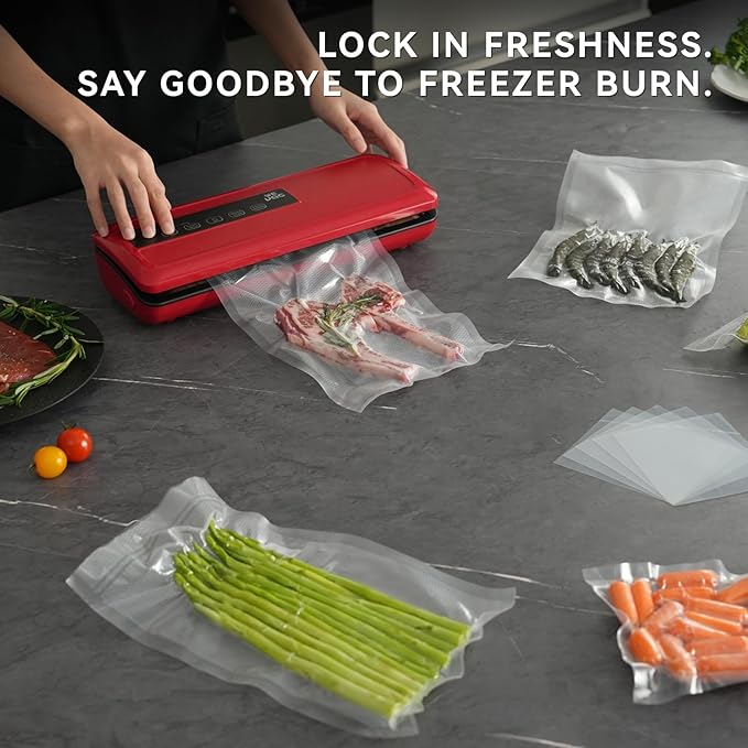 [2024 Q4] 11" x 16" Vacuum Sealer Bags, 100 Count-Ideal for Food Storage, Sous Vide, and Meal Prep, Keep Food Fresh and Nutrients, Wevac Lite