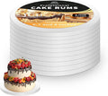 10pcs Cake Boards Drums 9 Inch Round Sturdy Corrugated Cardboard Base,1/2 Thick Drums Cake Base Sturdy Multiple Layers of Cardboard for Heavy or Multi Layer Cakes Base para Pastel (9inch/10pcs)