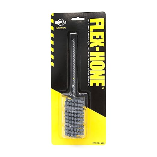 Brush Research BC114400 FLEX-HONE®, 1-1/4" (31.8mm) Diameter, 400 Grit, Silicon Carbide, for Mild Steel, Stainless Steel, Cast Iron and Softer Ferrous Materials
