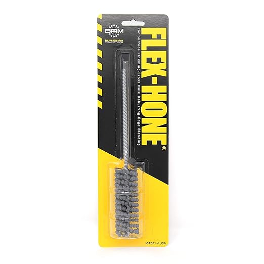 Brush Research BC10012 FLEX-HONE®, 1" (25.4mm) Diameter, 120 Grit, Silicon Carbide, For Mild Steel, Stainless Steel, Cast Iron and Softer Ferrous Materials