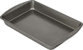 GoodCook 11" x 7" Nonstick Steel Cake Baking Pan, Multipurpose Nonstick Baking Pan for Brownies, Biscuits, and Cake, Gray