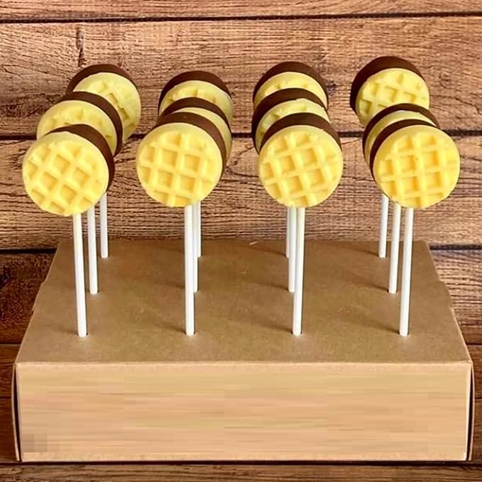 Silicone Waffle Mold Set, 2PCS/Set 18/20 Cavity Mini Silicone Waffle Mold Waffle Making Mold, Non-stick Cake Cookie Chocolate Making Mold for Baking