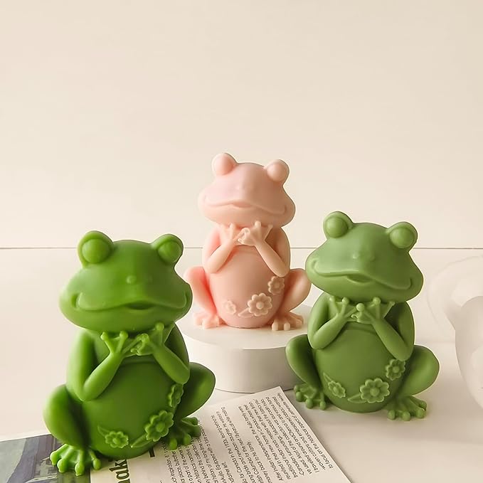 Frog Resin Mold - Animal Resin Casting Mold for Jewelry & Candle Making