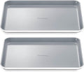 Caraway Non-Stick Ceramic Medium Baking Sheet - Naturally Slick Ceramic Coating - Non-Toxic, PTFE & PFOA Free - Perfect for Baking, Roasting, and More - Medium (15" x 10") - White