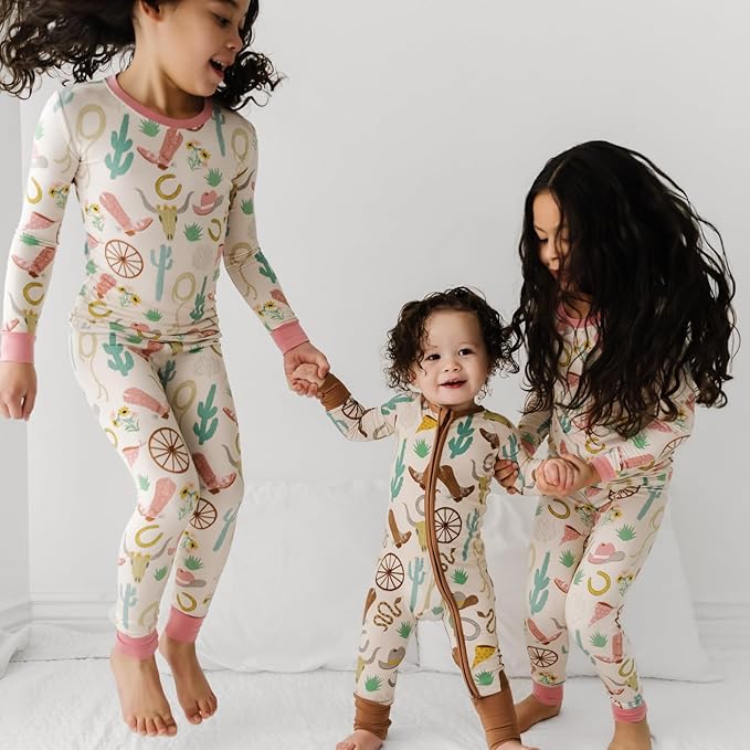 Little Sleepies Pajamas for Baby Boys & Girls, Viscose from Bamboo Baby Pajamas, Preemie & Newborn Sleepers, 2-Way Zipper PJs