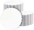 qiqee 11 Inch White Wave Cake Boards Round 15-Packs Circles Rounds Base Food-Grade Cardboard Wave Cake Plate（Thinner But Stronger）
