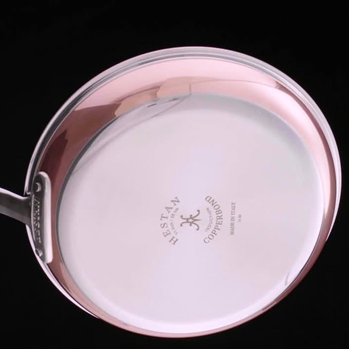 Hestan - CopperBond Collection - 100% Pure Copper Frying Pan, Induction Cooktop Compatible, 12.5-Inch
