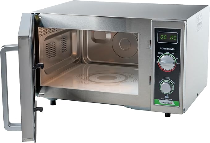 Winco Commercial-Grade Microwave with Dial, 1,000 W, .9 Cubic Feet