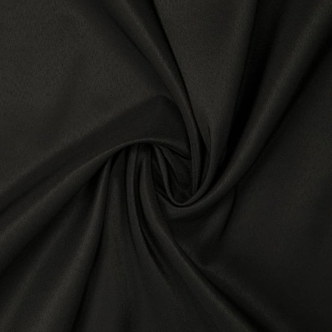 Gee Di Moda Rectangle Tablecloth - 90 x 132" Inch - Black Rectangular Table Cloth for 6 Foot Table in Washable Polyester - Great for Buffet Table, Parties, Holiday Dinner, Wedding & More