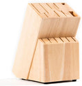 Coninx Rubber Wood Kitchen Knife Block - 15 Slots Knife Holder - Professional Quality Wood Knife Organizer - Secure Knife Stand To Keep Knives Neat & Sharp - Knife Blocks for Kitchen Knife Storage