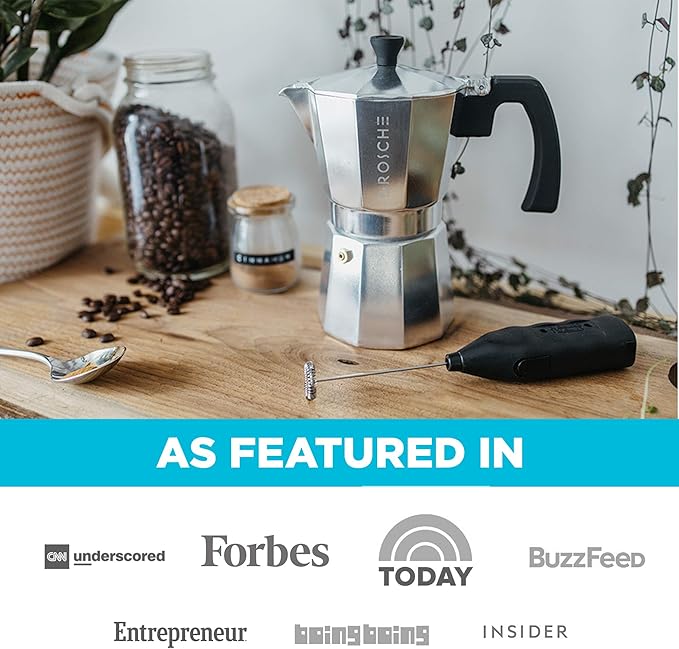 GROSCHE Milano Stovetop Espresso Maker Moka Pot 9 espresso cup, 15.2 oz, Silver Cuban Coffee Maker Stove top coffee maker Moka Italian espresso greca coffee maker brewer percolator