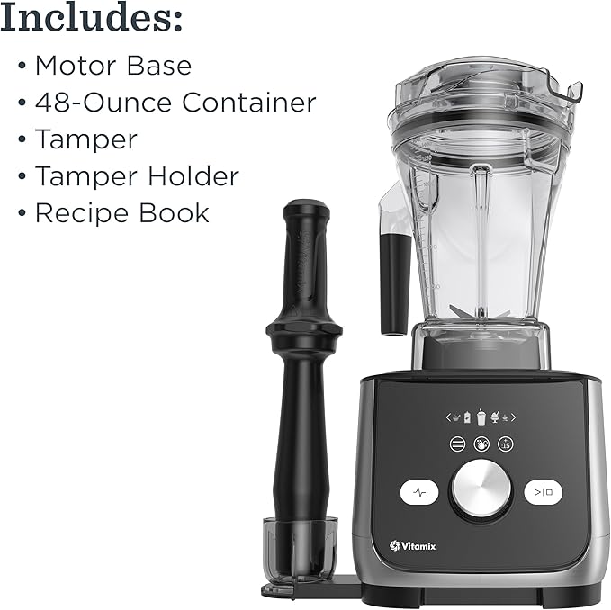 Vitamix Ascent Series X5 Blender with 10 Blending Programs, Self-Cleaning Program, Professional-Grade Blender for Smoothies, Soups and More, Stainless-Steel Blades, 48 Oz Container, Brushed Stainless