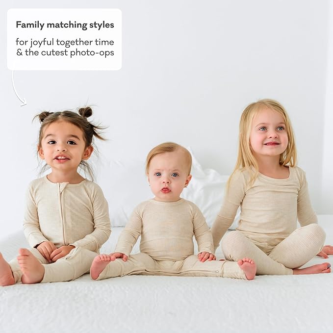 Little Sleepies Pajamas for Baby Boys & Girls, Viscose from Bamboo Baby Pajamas, Preemie & Newborn Sleepers, 2-Way Zipper PJs