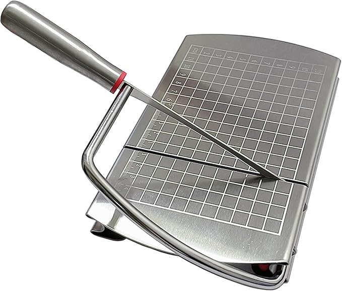 Cheese slicer, stainless steel multifunctional cheese slicer, suitable for cutting block cheese, butter, vegetables, sausages, bread