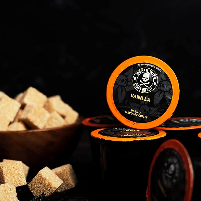 Death Wish Coffee, Single Serve Coffee Pods - Vanilla Pods (10 Count)