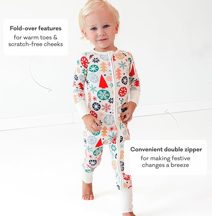 Little Sleepies Pajamas for Baby Boys & Girls, Viscose from Bamboo Baby Pajamas, Preemie & Newborn Sleepers, 2-Way Zipper PJs