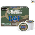 Black Rifle Coffee Company CAF, 12 Count, Medium Roast K Cups - Single Serve K Cups Coffee Pods - Kcup Pods Compatible with Keurig 1.0 & 2.0 - Made from Arabica Beans