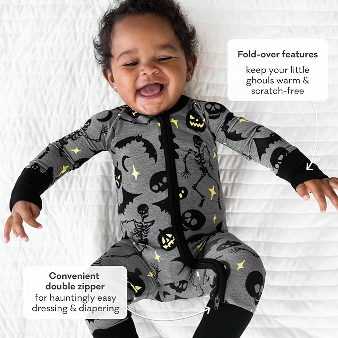 Little Sleepies Pajamas for Baby Boys & Girls, Viscose from Bamboo Baby Pajamas, Preemie & Newborn Sleepers, 2-Way Zipper PJs