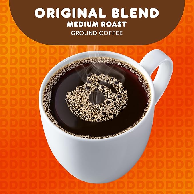 Dunkin' Original Blend Medium Roast Coffee, 128 Keurig K-Cup Pods