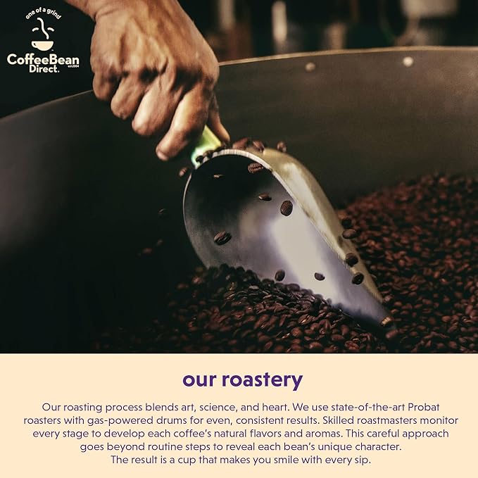 Coffee Bean Direct Organic Fair Trade Sumatra Mandheling, Whole Bean Coffee, Light Roast, 2.5 Pound Bag (Pack of 1)