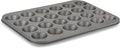 husMait Premium Quality Mini-Muffin Pan, Baking Sheet, and Cooling Rack. For Baking Mini Cupcakes, Muffins, Bite Size Tarts, Cookies. Non-Stick, Dishwasher Safe, Oven Safe (Muffin Pan)