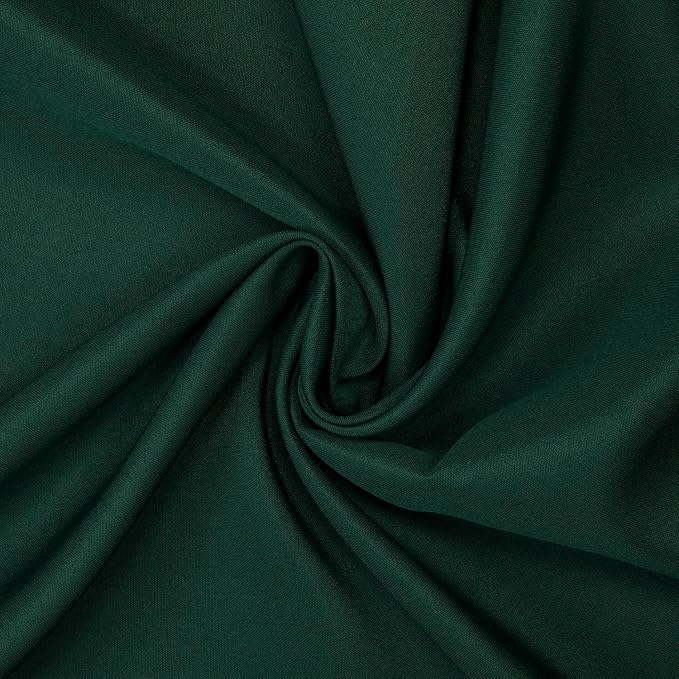 Gee Di Moda Rectangle Tablecloth - 60 x 84 Inch Hunter Green Table Cloth for 5 Foot Rectangle Table - Heavy Duty Washable Fabric - for 5 Ft Buffet Table, Holiday Party, Dinner, Wedding & Baby Shower
