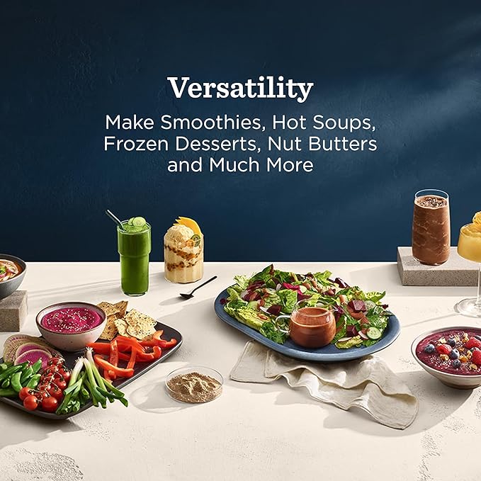Vitamix Ascent Series X2 Blender with Three Blending Programs, Self-Cleaning Program, Professional-Grade Blender for Smoothies, Soups and More, Stainless-Steel Blades, 48 Oz Container, Shadow Black