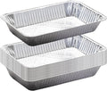 Sterno Aluminum Foil Pans, Full Size, Large Disposable Foil Trays (21" x13") for Chafing, Baking, Catering (15ct)