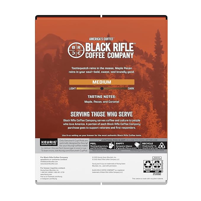 Black Rifle Coffee Company Maple Pecan - 22 Count
