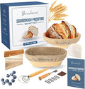 Sourdough Starter Kit, Sourdough Bread Baking Supplies, Sour Dough Starter Kits, Sour Dough Tools, Bread Making Tools, Starter Kits for Beginners, Banneton Proofing Basket, Gift for Mom Baker