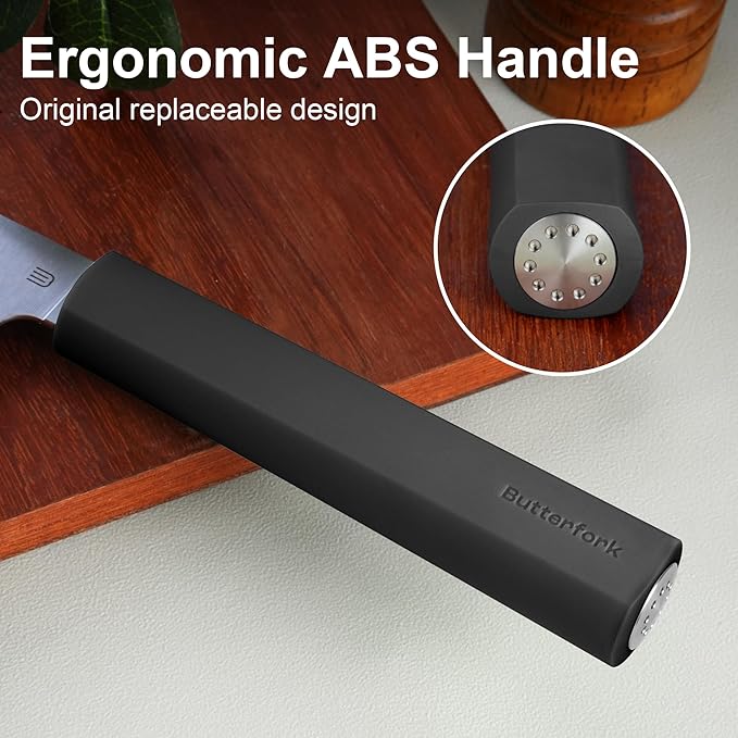 7.5" Serrated Bread Knife for Homemade Bread, Razor Sharp AR-RPM9 Steel & Innovative Wavy Edge, Professional Serrated Knife for Sourdough Bread Cake, Gift Box for Baker Home Chefs
