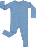 Little Sleepies Pajamas for Baby Boys & Girls, Viscose from Bamboo Baby Pajamas, Preemie & Newborn Sleepers, 2-Way Zipper PJs