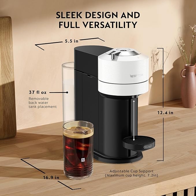 Nespresso Vertuo Next Coffee and Espresso Maker by De'Longhi