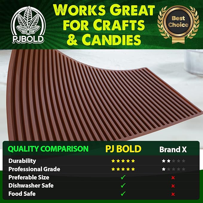 Gummy Candy Rope Mold - 1/3 Sheet Size
