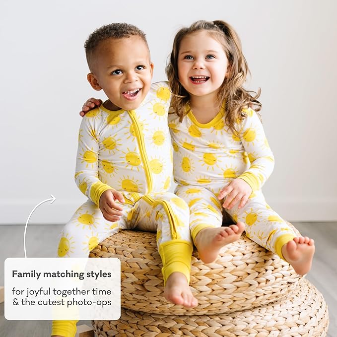 Little Sleepies Pajamas for Baby Boys & Girls, Viscose from Bamboo Baby Pajamas, Preemie & Newborn Sleepers, 2-Way Zipper PJs