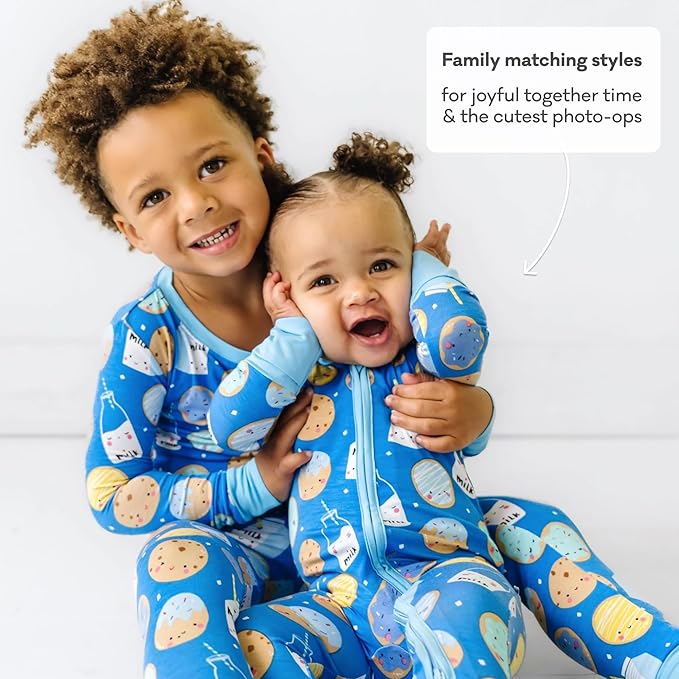 Little Sleepies Pajamas for Baby Boys & Girls, Viscose from Bamboo Baby Pajamas, Preemie & Newborn Sleepers, 2-Way Zipper PJs