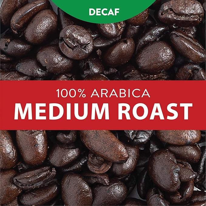 San Francisco Bay Coffee - Decaf Medium-Dark Roast Whole Bean Coffee - Decaf Gourmet Blend (2 lb bag) - Swiss Water Processed
