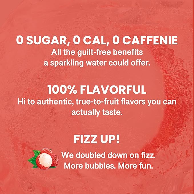 CHI FOREST Lychee Fizzy Sparkling Water (11.16 oz* 24)