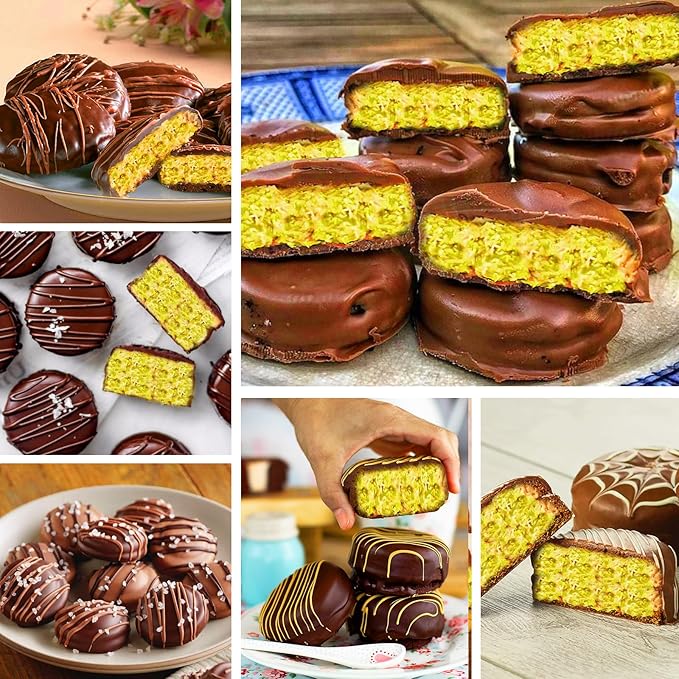 Mity rain Chocolate Bar Mold Deep, Silicone Dubai Chocolate Bar Pistachio Molds with Bags Scraper, Round Fix Chocolate Bar Dubai Candy Bar Mold for Filling Knafeh Pistachio Cream（2pc）