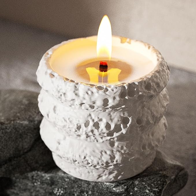 Bottle Resin Mold Candle Holder - Resin Casting Silicone Molds for Home Decor & Candle Making Wave Spiral Mold