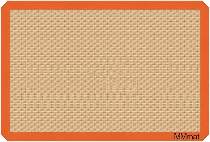 Silicone Baking Mats - Best German Silicone - Non Slip Silicone Baking Sheet, Non Stick Reusable Silicone Mats for Baking, Oven Liner, Counter Mat - Full Size Sheet